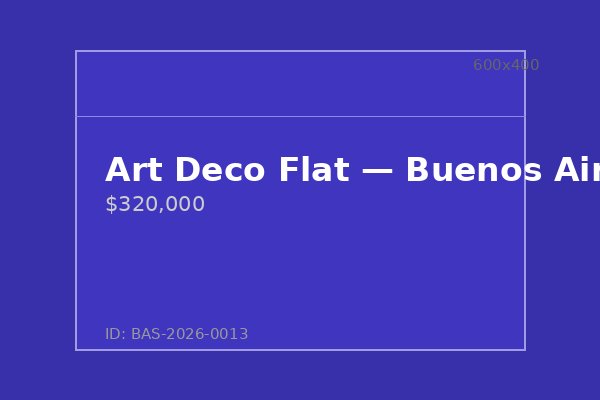 Art Deco Flat — Buenos Aires