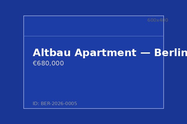 Altbau Apartment — Berlin
