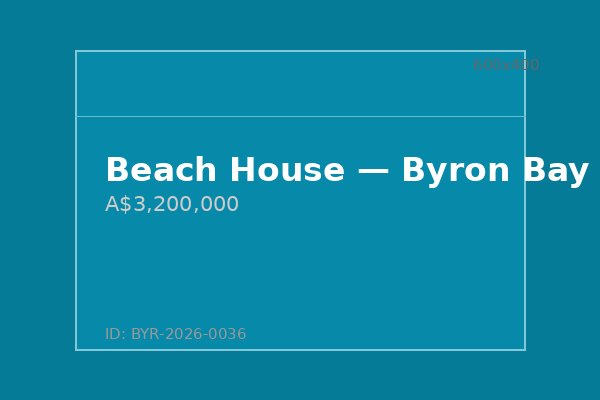 Beach House — Byron Bay