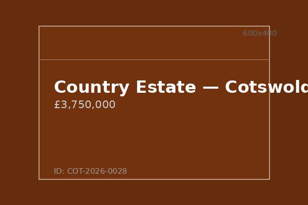 Country Estate — Cotswolds