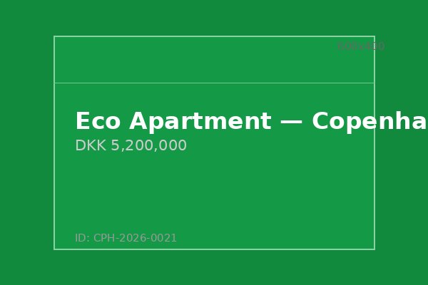 Eco Apartment — Copenhagen