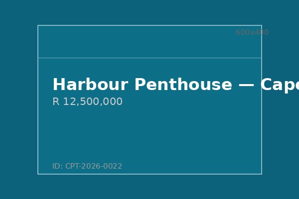 Harbour Penthouse — Cape Town