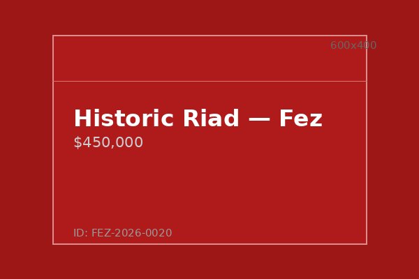 Historic Riad — Fez
