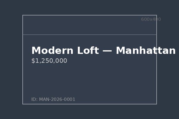 Modern Loft — Manhattan