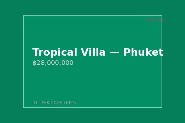 Tropical Villa — Phuket