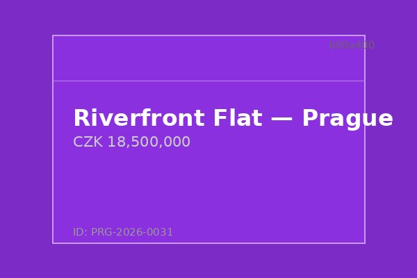 Riverfront Flat — Prague