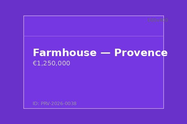 Farmhouse — Provence