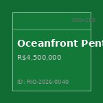 Oceanfront Penthouse — Rio