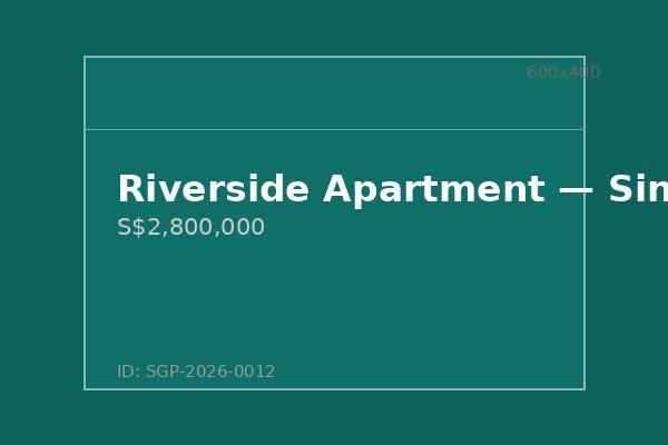 Riverside Apartment — Singapore