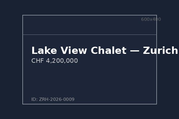 Lake View Chalet — Zurich